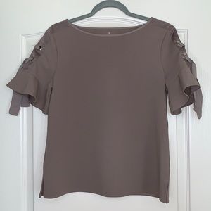 Worthington Taupe Blouse